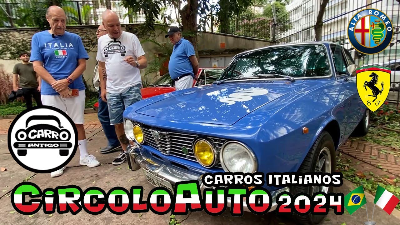 CIRCOLOAUTO 2024 Carros Italianos no Instituto Italiano de Cultura – São Paulo 15/12/2024