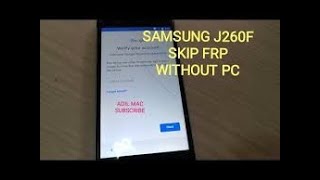 Samsung J260F skip FRP J2 core FRP android 8.1.0 without pc