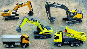 Tìm Ô Tô Đồ Chơi , Xe Cẩu Múc Cát , Máy Xúc Điều Khiển Từ Xa , Xe Tải chở Đất lội nước , Xe Ben