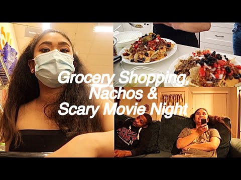 VLOG: COUPLE'S MOVIE NIGHT | NACHOS RECIPE