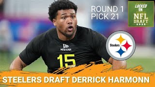 Pittsburgh Steelers Select Derrick Harmon with the No. 21 Pick in the 2025 NFL Draft
