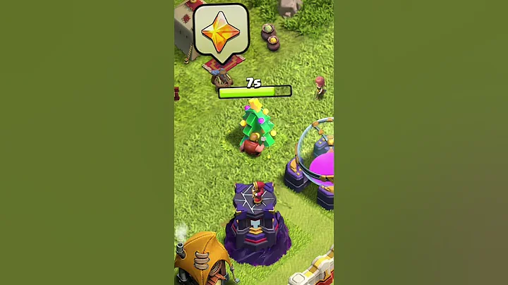 After Removing the Christmas Tree I became Rich 🤑🤯 #coc #shorts #treecut #clashofclans