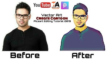 Cartoon Image Editing Design Tutorial, Picsart Cartoon Editing, Create Artwork Urdu