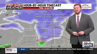 Tracking another round of snow for the stateline Thursday