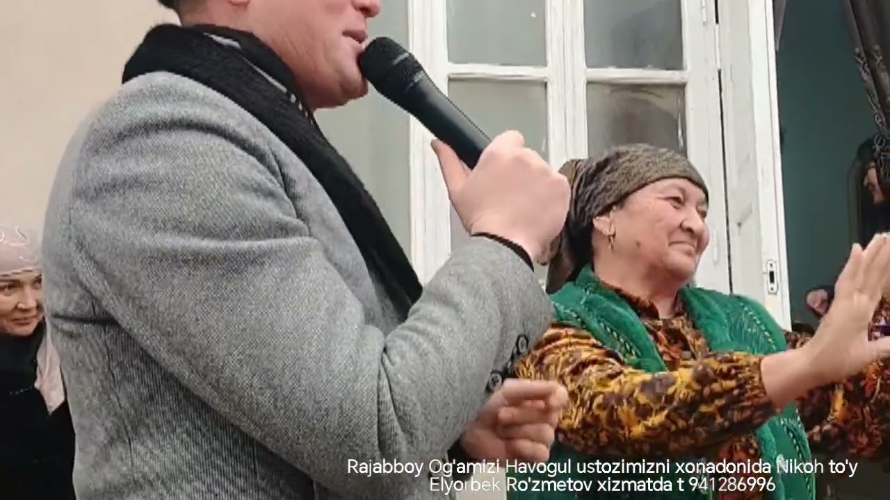 Rajabboy Og'amizi Havogul ustozimizni xonadonida Nikoh to'y ELYORBEK Ro'zmetov 2