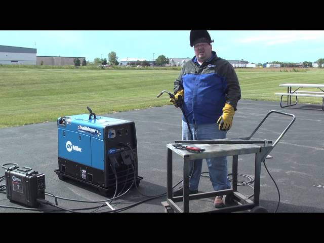 New Trailblazer® 325 EFI Demo 3 of 3: MIG/Flux-Cored Welding Comparison