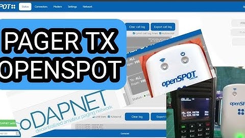 OPENSPOT 4 PRO & DAPNET POCSAG PAGER