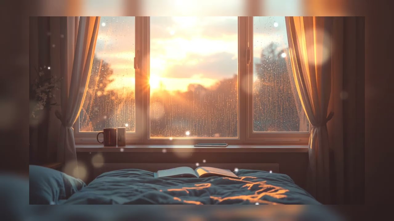 Rainy Morning Window ☀️🌧️ Soft Sunlight Lofi for Deep Focus (1 Hour)