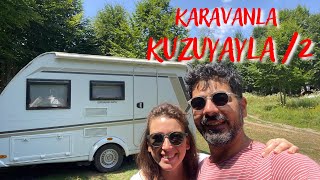 İstanbula Yakın Ücretsi̇z Kamp Alanı Kuzuyayla Karavan İle Seri̇n Yayla Kampi