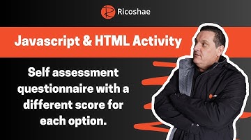 How to code a self assessment questionnaire with a different score for each option.