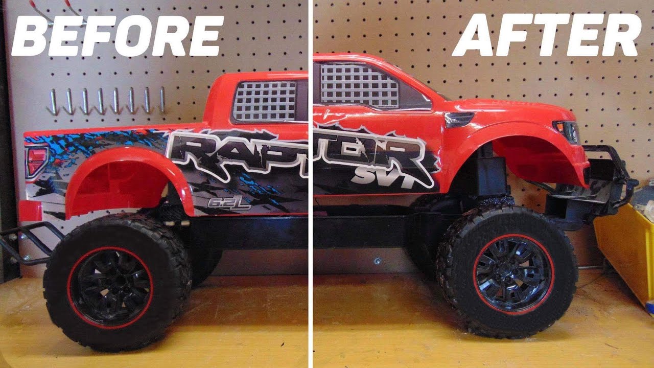 Putting a LIFT KIT on my RC TRUCK! YouTube