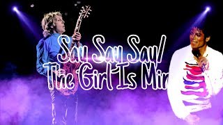 SAY SAY SAY/THE GIRL IS MINE - Thriller: One Night Only (Fanmade), 1983 | w/P. McCartney