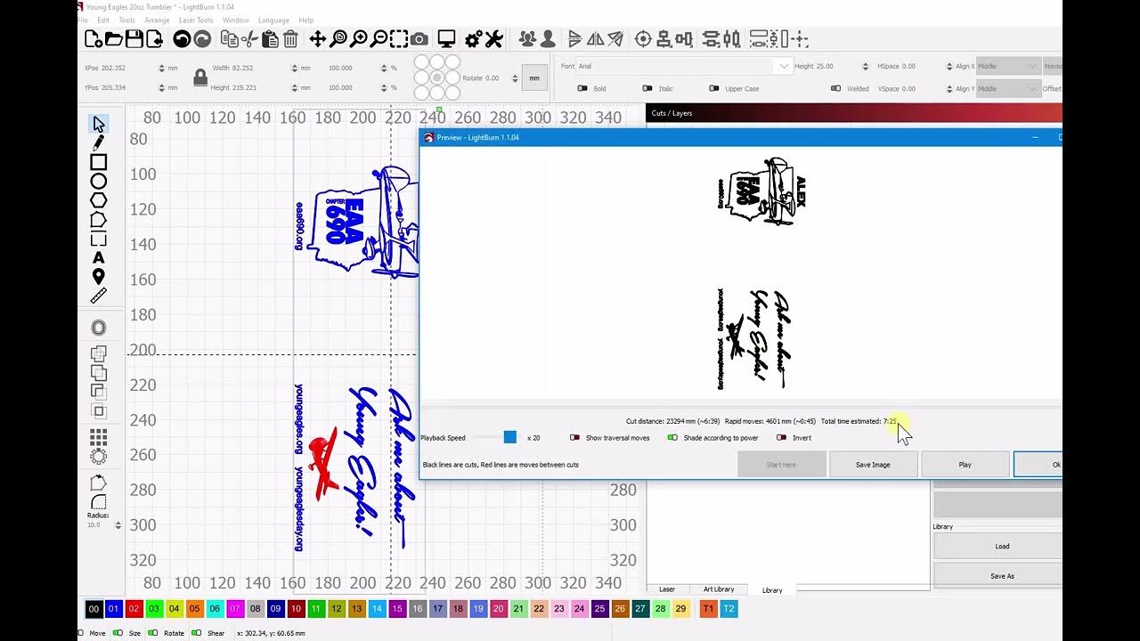 LightBurn Fill vs Offset Fill YouTube