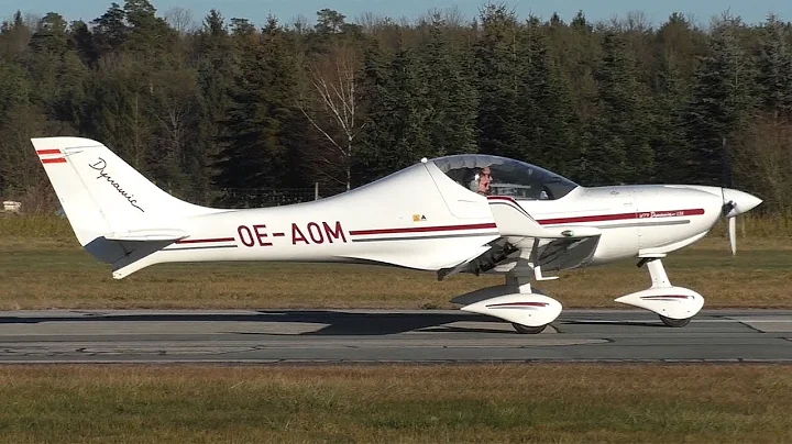 Aerospool WT9 Dynamic landing and takeoff at Airfield Punitz | Silvester Fly-In 2017