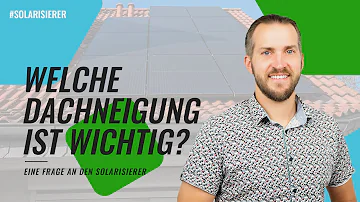 Wie viel sind 20 Grad Dachneigung?