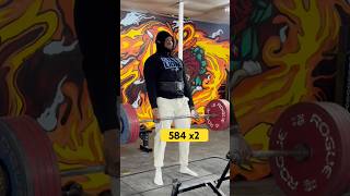 584LBS x 2 DEADLIFT Top Set | Full Back Workout