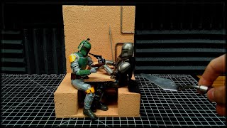 The Mandalorian v.s. Boba Fett Diorama