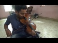 Carnatic violin sound improvement