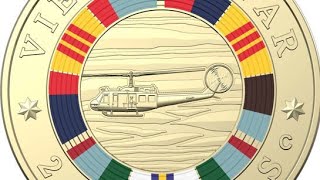 50Th Anniversary of Vietnam War 2 Dollar Coin C Mint