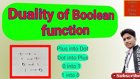 Duality of Boolean Function।।#digitalelectronics#harinarayan #computerscience #learn_in_easy_way#coa