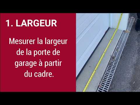 Comment prendre les mesures de porte de garage