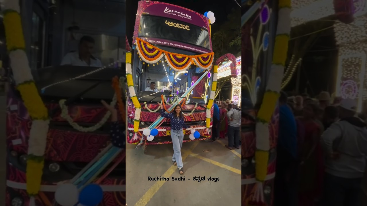 ❤️Tumakuru Ambari Bus drive 😍