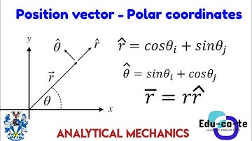 Position vector in polar coordinates