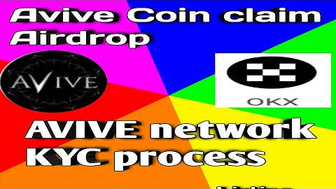 AVIVE network KYC kaise karen//AVIVE new KYC process//avive  coin claim kaise karte hain