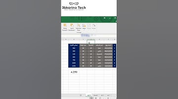 Easily and Quickly Delete Rows and Columns in Excel! || حذف الصفوف والأعمدة في Excel بطريقة سهلة