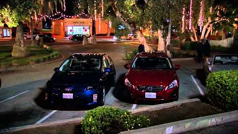Larry David Parking in 2 spots