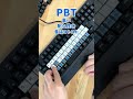 青軸ゲーミングキーボード静音化シリーズ【かわいいキーキャップ編】