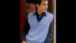 Мужской Жилет Спицами - 2018 / Male Vest Spokes / Männlich Vest Spokes Мужской Жилет Спицами - 2018 / Male Vest Spokes / Männlich Vest Spokes