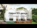 Carport ou garage  comment choisir 