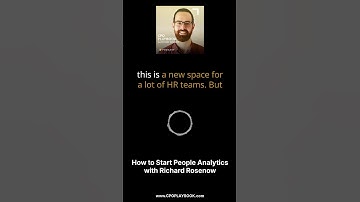 How to Start People Analytics with Richard Rosenow I CPO PLAYBOOK