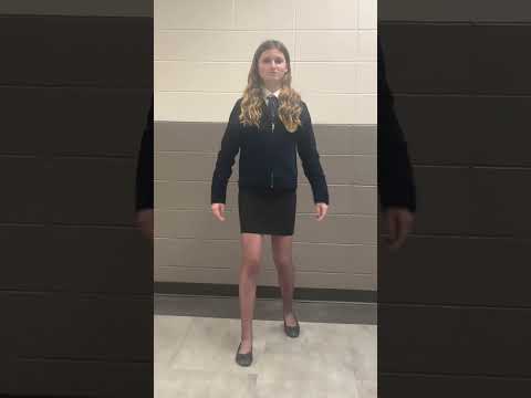 Lee County Middle School West Chloe White FFA Creed