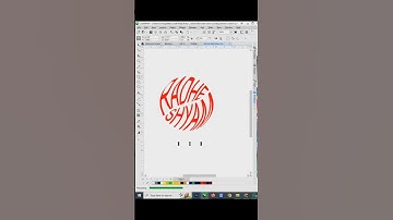 Coreldraw 2022 Tutorial - Use Envelope Tool For More Tips #viral #trendingshorts #yputubeshorts