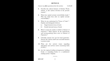 MEC - 007  December 2022 Question Paper