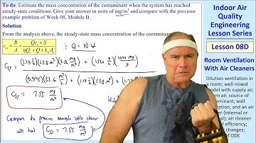 IAQ Engineering Lesson 08D: Room Ventilation With Air Cleaners