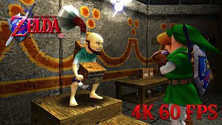 Zelda: Ocarina of Time 3D 4K - Let's Play Part 8 (Graveyard & Lost Woods) [60 FPS]