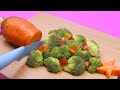 ASMR Stop Motion Cooking Vegetable Christmas Tree saitisfying videos