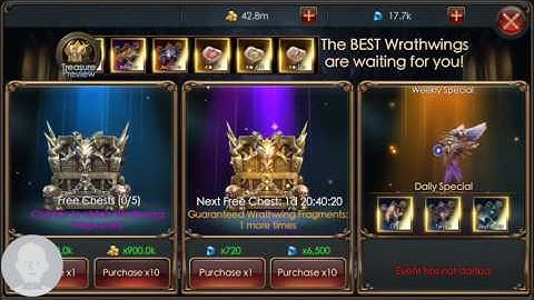 Opening Gold Wrath Wing Chests: Legacy of Discord