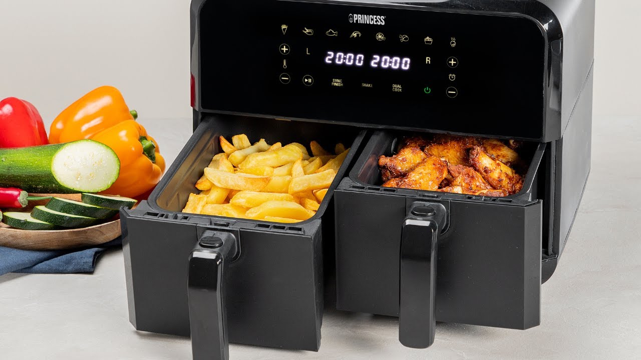 Princess 182068 Double Basket Airfryer (EN) - YouTube