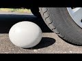 Crushing Crunchy & Soft Things by Car! - EXPERIMENT  CAR VS GIANT EGG