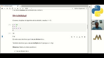 Aprende o enseña Matemática con Python. 01 aritmética