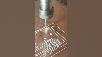 PCB milling with custom CNC router