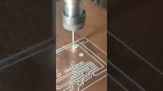 PCB milling with custom CNC router PCB milling with custom CNC router