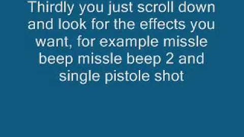 How to get gun sound effects on windows movie maker