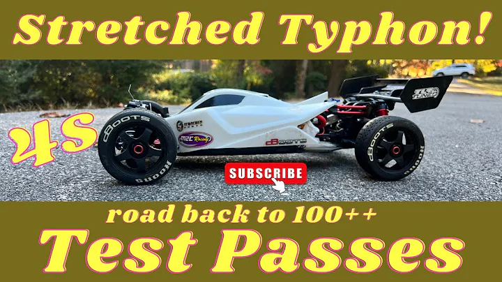Stretched Arrma Typhon! New set up, 4s test passes! #rc #rccar #arrmatyphon