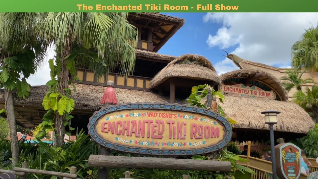 Walt Disney's Enchanted Tiki Room at Walt Disney World's Magic Kingdom ...
