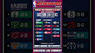 Current NBA Standings 3/11/2024 #NBA #Standings